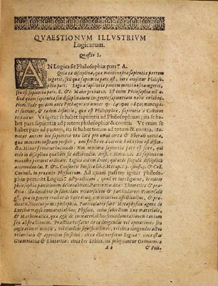 Quaestionum Illustrium Logicarum Disputationes Undecim