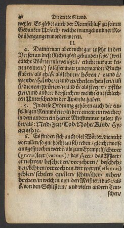 II. [Von unreinen/ doch zulässigen Reimen.]