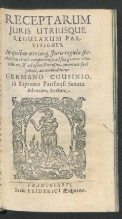 Receptarum Iuris Utriusque Regularum Partitiones