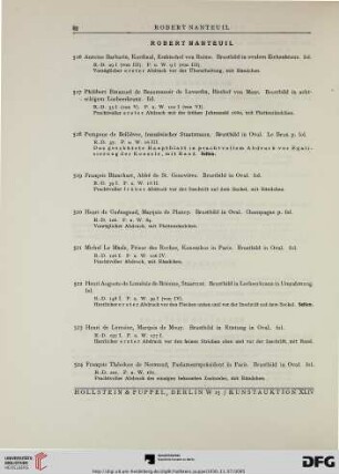 Robert Nanteuil (Nr. 516-524)