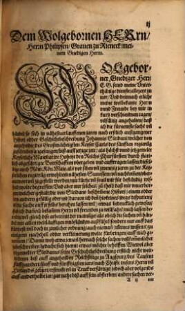 Ordenliche Verzaichniß allerley Sachen vnd Händel, so sich ... von 1555-1558 ... zugetragen haben durch Michaelem Beuther von Carlstatt