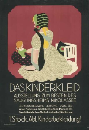 Das Kinderkleid - Ausstellung zum Besten des Säuglingsheims Nikolassee