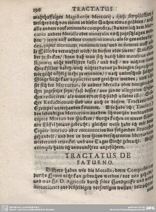 TRACTATUS DE SATURNO.