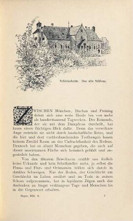 Schleissheim : eine geschichtliche Federzeichnung aus der bayerischen Hochebene