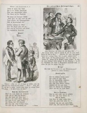 "Finte?" "Die zutraulichen Zeitungsträger"