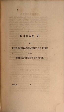 Essays, political, economical and philosophical. 2. (1798). - 10 Bl., 496 S. : 11 Ill.