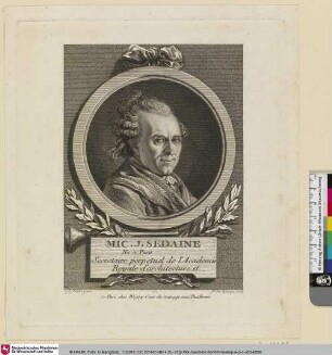 Mic. J. Sedaine [Michel Jean Sedaine]