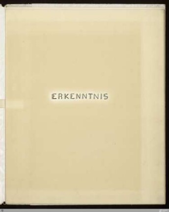 Erkenntnis