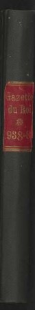 Gazette du Roi. Eine Festgabe zum 50jährigen Jubiläum 1888