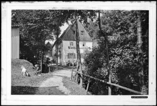 Blick auf die Liethenmühle in Kleinhennersdorf