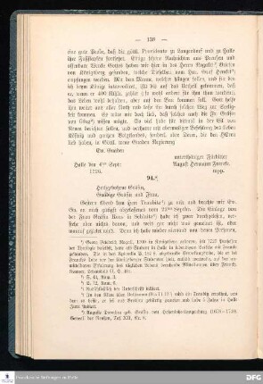 Brief von August Hermann Francke an Maria Eleonore Emilia v. Reuß-Köstritz.
