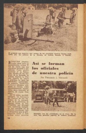 Así se forman los oficiales de nuestra policía