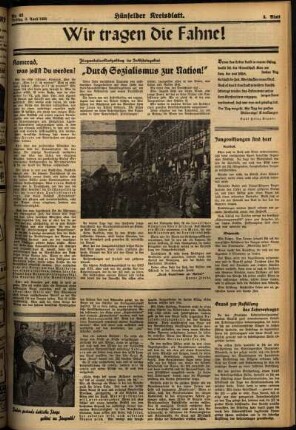 Dritte Ausgabe vom Freitag, den 03. April 1936.
