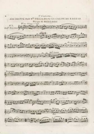 Clarinette I (No. 1)