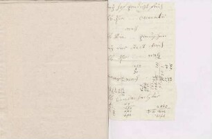Agrarwirtschaftliche Notizen von Karoline Luises Hand.
