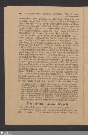Neolithikum (Jüngere Steinzeit)