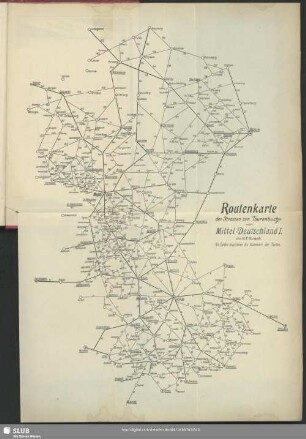 Routenkarte der Strassen zum Tourenbuch