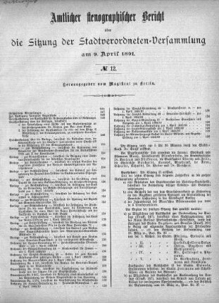 No. 12, 9. April 1891
