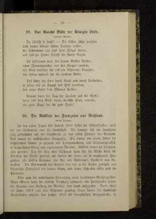 19. Vor Rauchs Büste der Königin Luise.