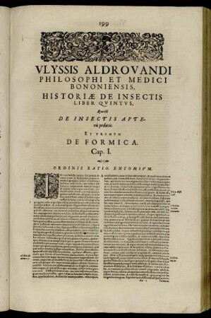 Liber Quintus, Qui est De Insectis Apteris pedatis.