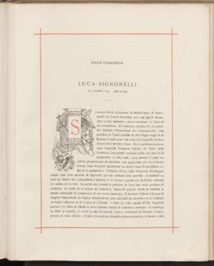 Luca Signorelli. Né a Cortone en 1441. - Mort en 1524