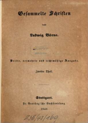Gesammelte Schriften, 2