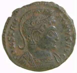Münze, Follis, 322 - 323