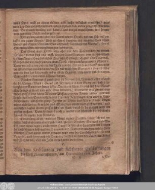 V. Von dem Krebßgange und sichtbaren Erscheinungen der fünff Planetensternen/ am Himmel des 1611. Jahres.