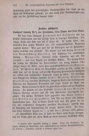 Dritter Abschnitt. Landgraf Ludwig II., der Friedsame, seine Söhne und seine Enkel