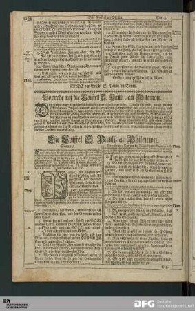 Die Epistel an Philemon