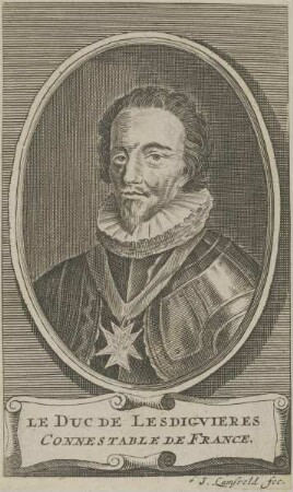 Bildnis von Fürst de Lesdigvieres