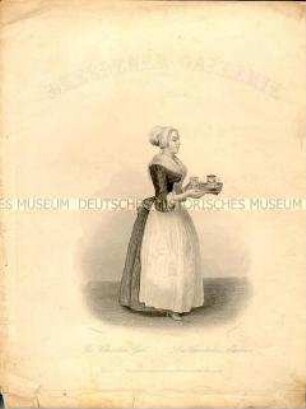 Das Schokoladenmädchen (Titelblatt zu Payne, Dresdener Galerie)
