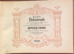 Zweite Orchestersuite aus der Musik zu "Peer Gynt" : (dramatische Dichtung von H. Ibsen) ; op. 55