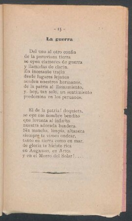 La guerra
