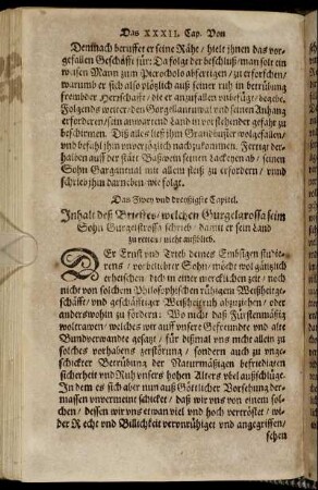 Das Zwey und dreyßigste Capitel.