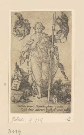 Die Geduld (Aldegrever, Tugenden und Laster, 1552)