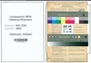 Entnazifizierung Wilhelm Rathmann , geb. 14.12.1911 (Architekt)