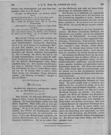 Rokitansky, C.: Handbuch der pathologischen Anatomie. Wien: Braumüller & Seidel 1846 (Beschluss von Nr. 39)