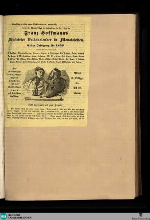 Karlsruher Zeitung, Buchwerbung