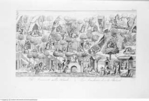 Pitture a fresco del Camposanto di Pisa disegnate da Giuseppe Rossi ed incise dal Prof. Cav. G.P. Lasinio Figlio Firenze Tipografia all' insegna di Dante 1832Anachoreten in Thebais - Pitture a fresco del Camposanto ... 1832
