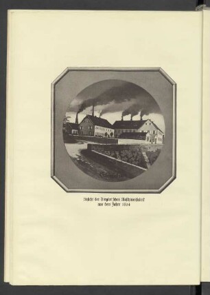 Ansicht der Dingler'schen Maschinenfabrik aus dem Jahre 1834