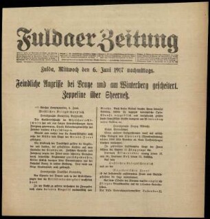 Ausgabe vom Mittwoch, den 06. Juni 1917.
