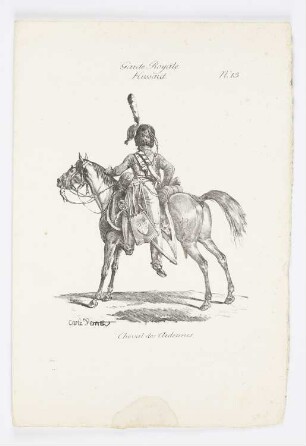 Cheval des Ardennes, Blatt 13 der Folge "Pferde aus verschiedenen Ländern"