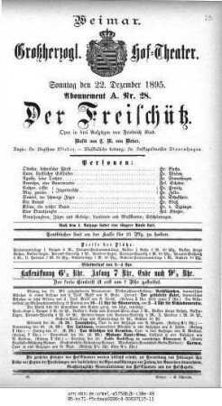 Der Freischütz