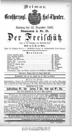 Der Freischütz