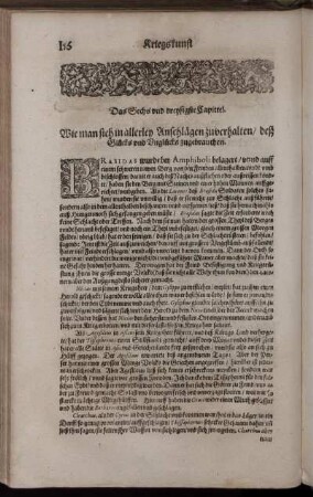 Das Sechs und dreysigste Capittel. - Das Viertzigste Capittel.