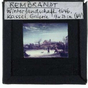 Rembrandt, Winterlandschaft