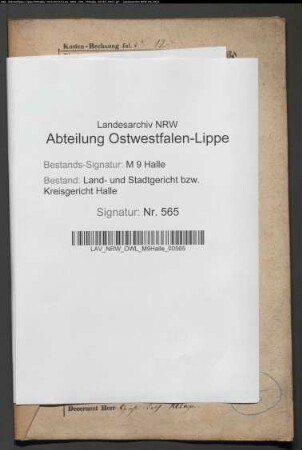 Sonstige: Fricke, Christoph Adolph; Ehepartner: Fricke, Johanne, geb. Willmann: