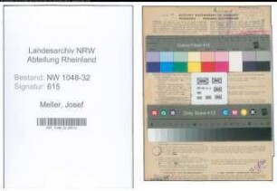 Entnazifizierung Josef Meller , geb. 01.07.1889 (Beamter)