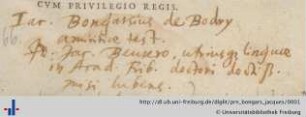 Autogramm (Aus: UB Freiburg, D 6480).